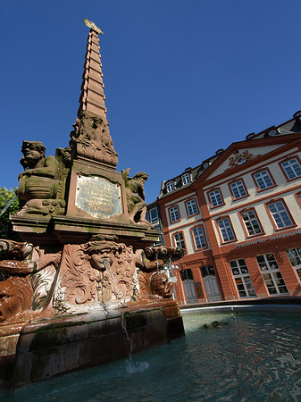 Haus zum Grimmvogel mit Liebfrauenbrunnen - Hessen (Frankfurt am Main)