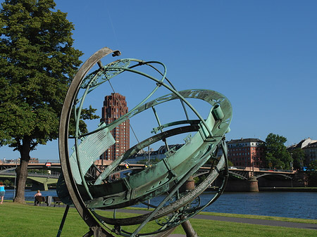 Foto Äquatorialsonnenuhr mit Main Plaza