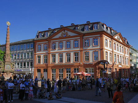 Haus zum Grimmvogel mit Liebfrauenbrunnen