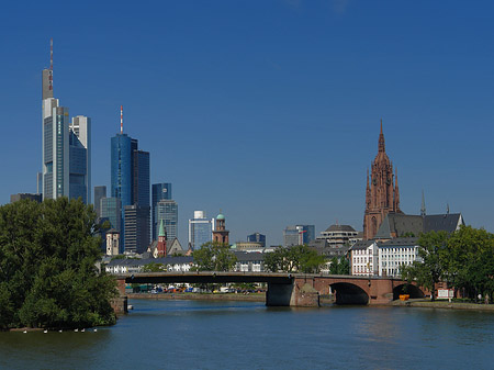 Foto Skyline von Frankfurt - Frankfurt am Main