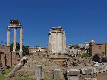 Dioskuren und Vesta Tempel - Latium (Rom) (Rom)