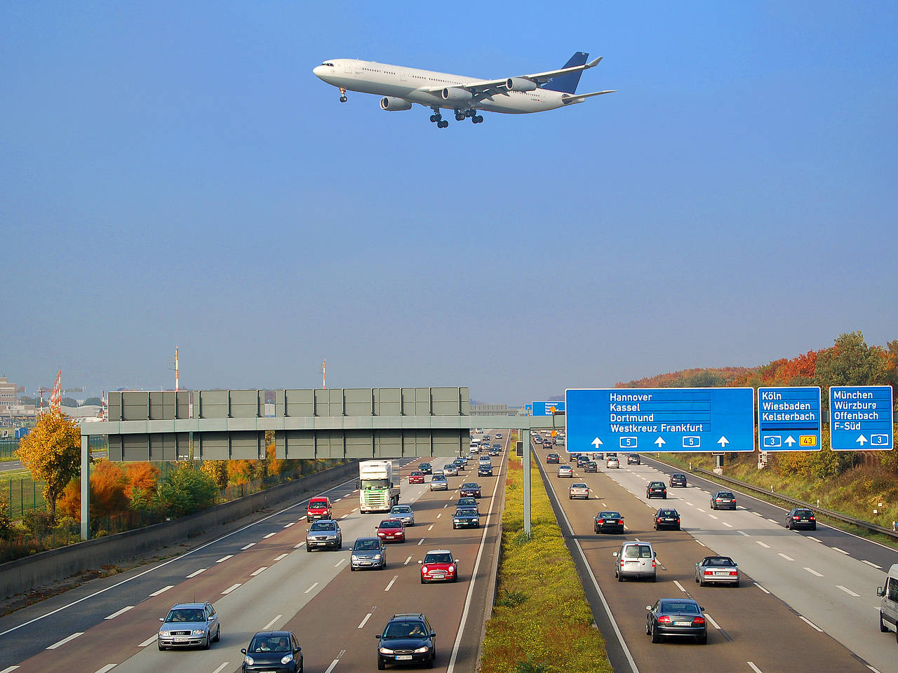 Flughafen Ansicht Reiseführer  Der Frankfurter Flughafen ist der größte Airport Deutschlands